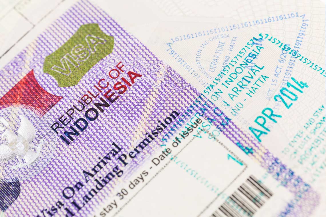 How should you apply for an Indonesian tourist visa