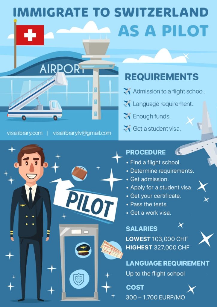 How to immigrate and work in Switzerland as a pilot? Visalibrary