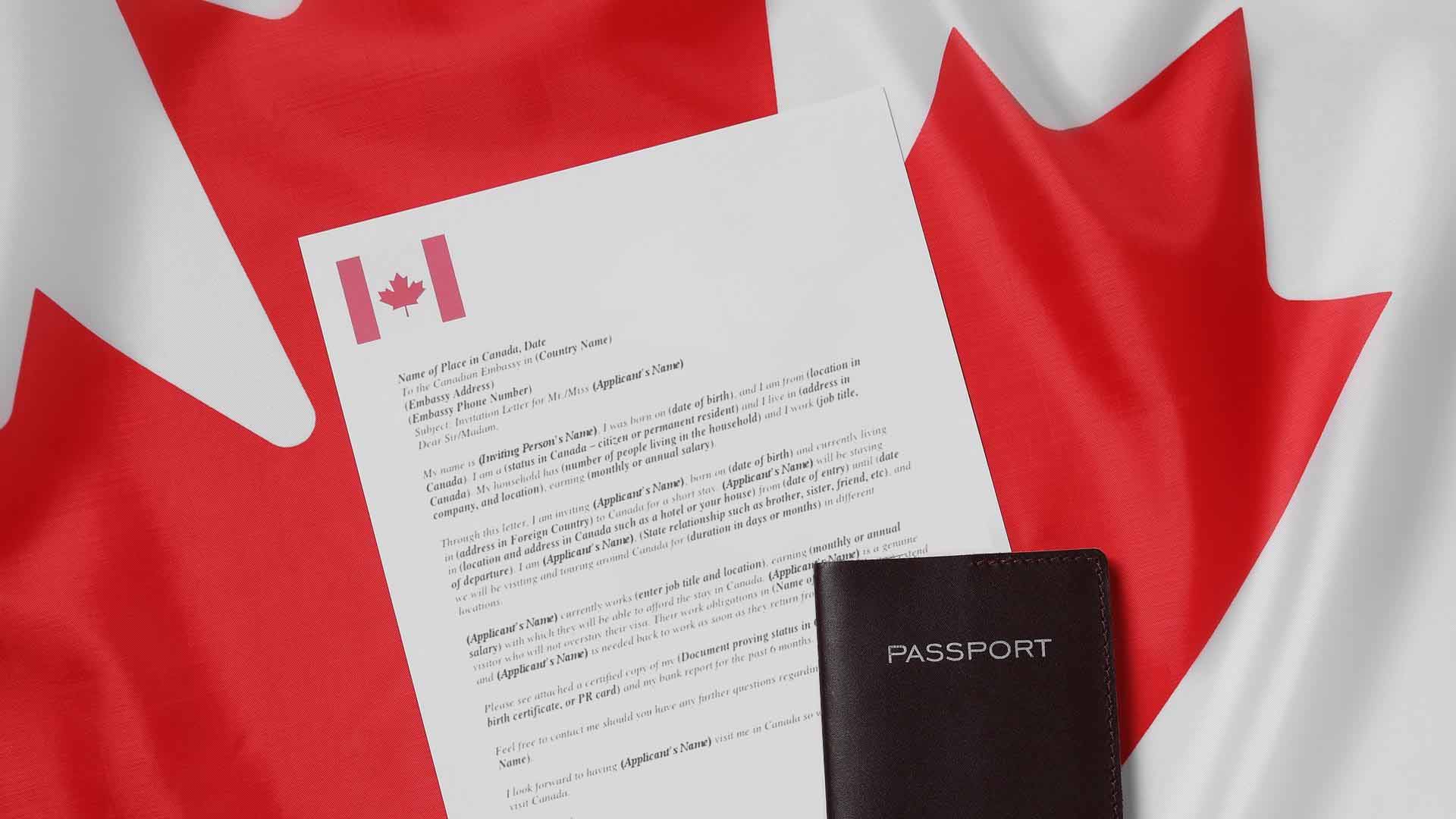 Invitation letter for visitor visa canada pport status check sle